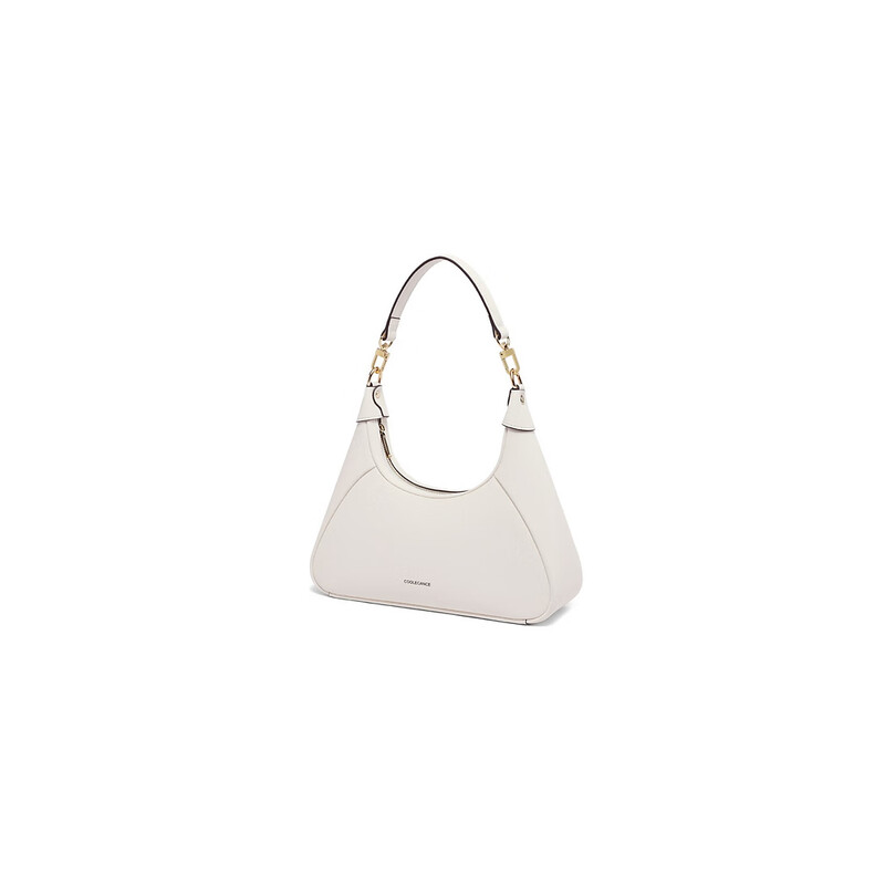 百丽包女2023秋季新商场同款简约质感通勤腋下包X6761CX3 米色 F