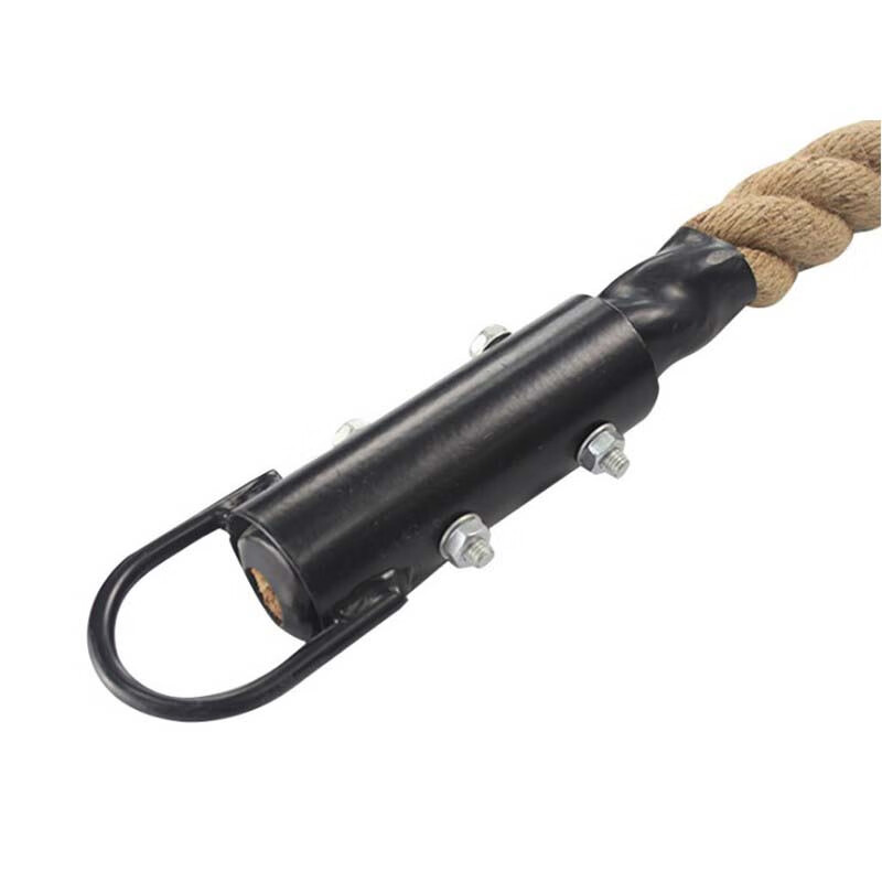 盛扬 攀爬绳臂力训练爬山攀登装备麻绳攀登大绳健身训练粗绳 40mm*9m