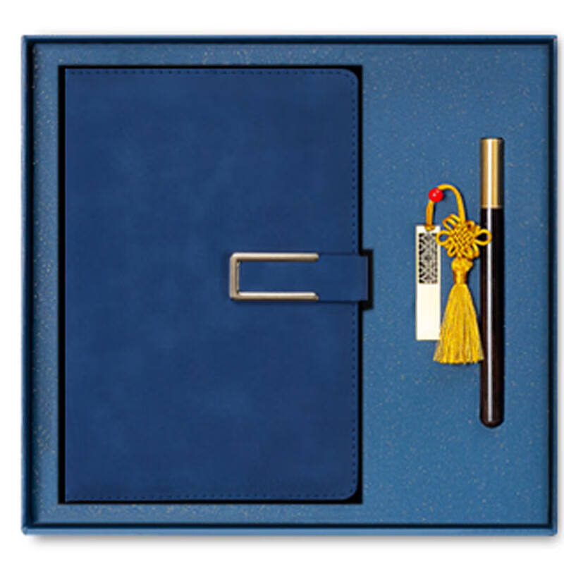 超事通伴手纪念 HY2572+窗花U盘+黄铜笔中蓝盒