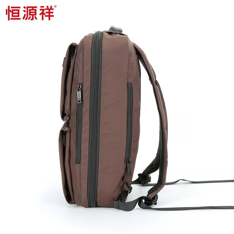 恒源祥（HYX）双肩包电脑包旅行包单肩包 HYX0137黑色