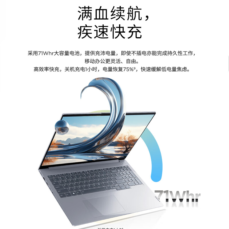 ThinkPad联想ThinkBook 14/16锐龙版 商务轻薄笔记本电脑 16英寸：R7-7730U 16G 1T