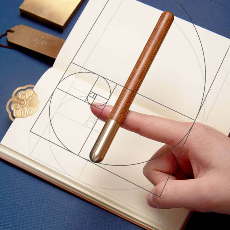 清朴堂知书套装商务礼盒实木笔红木笔铜制U盘年会礼品礼物可定制 四件套