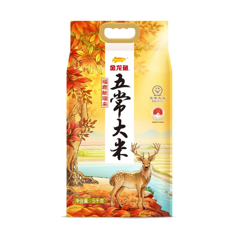 金龙鱼 福禄献瑞来五常大米5kg