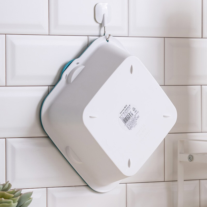 茶花（CHAHUA） 茶花双层洗菜蓝洗菜盆水果盘滴水筐塑料沥水篮果蔬漏盆淘菜筛子 随机 大中小组合装