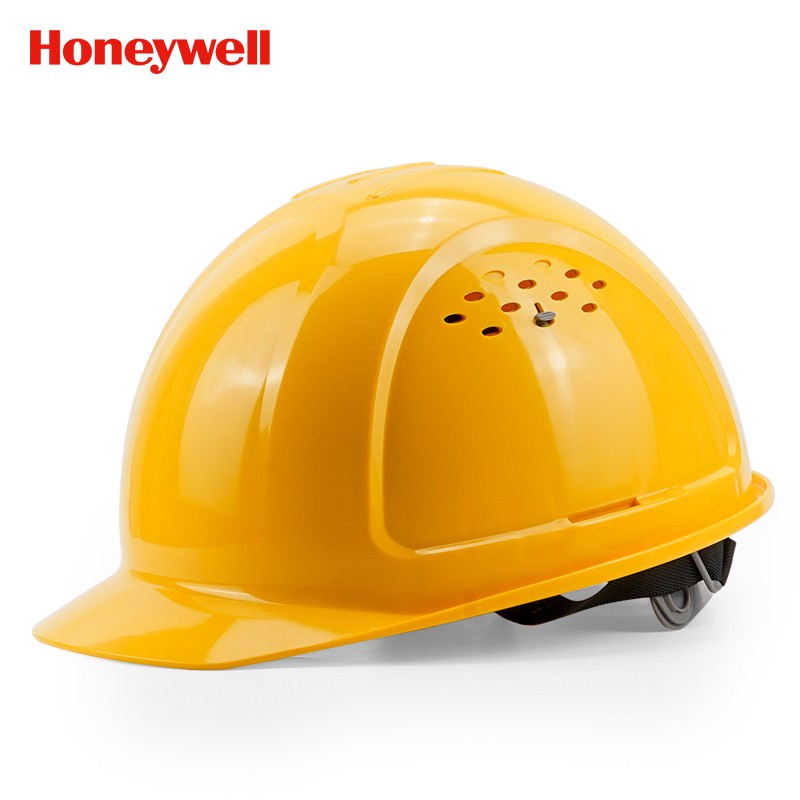 霍尼韦尔（Honeywell）安全帽新国标 L99S HDPE 工地建筑工程 电力施工业 防砸 抗冲击 电绝缘 1顶 黄色