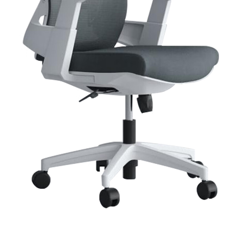 臻远ZY-6614办公椅转椅电脑椅职员椅会议椅子家用网面椅靠背椅 白胶