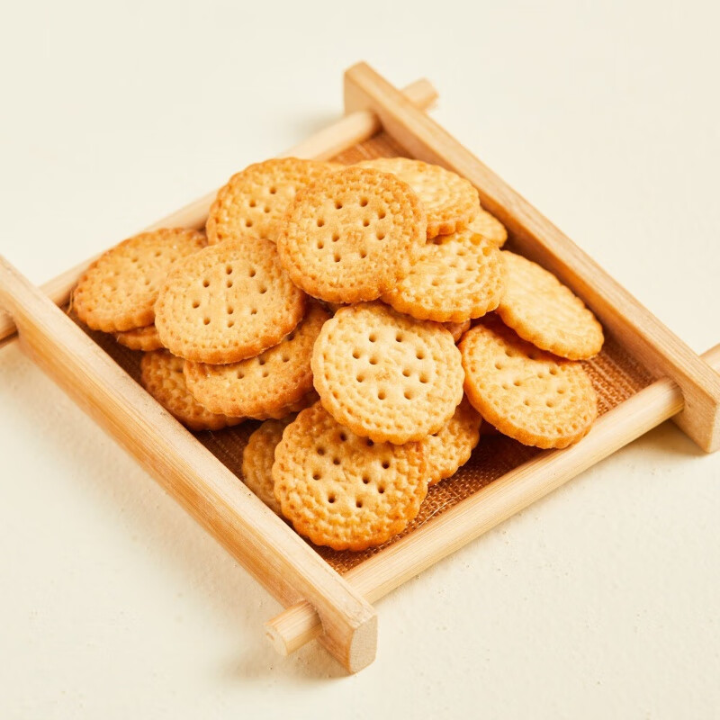 阿婆家的日式咸蛋黄小圆饼干 混合口味休闲小零食品夜宵早餐代餐 咸蛋黄小圆饼【12包】