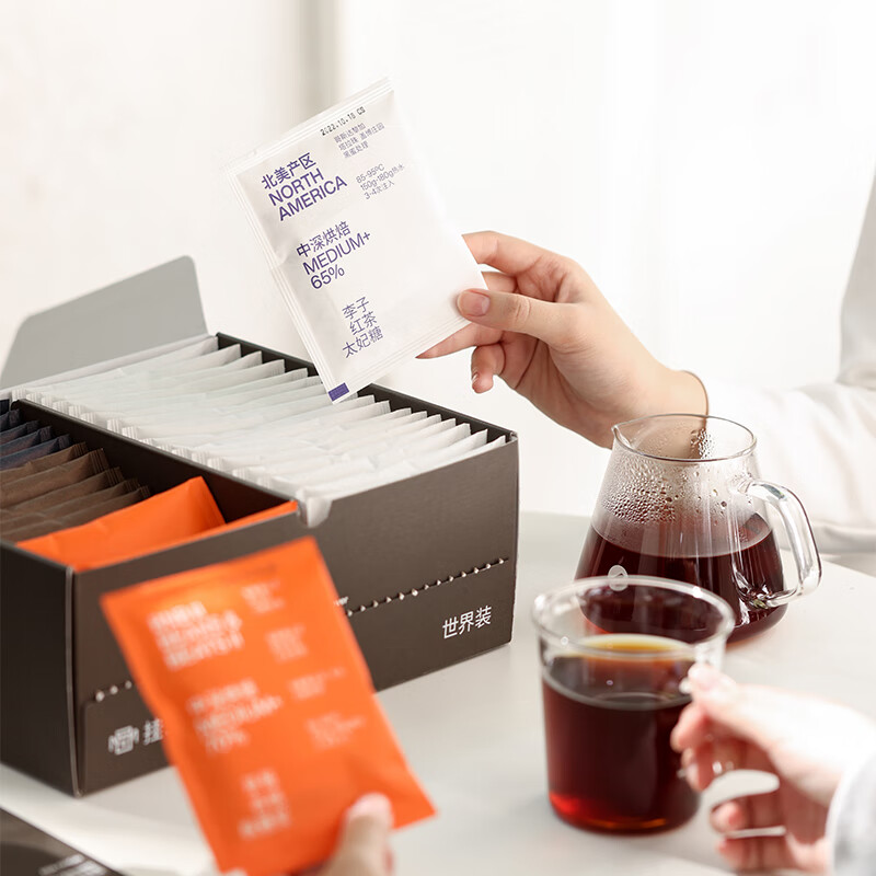 三顿半挂耳咖啡包 手冲式现磨黑咖啡 世界装挂耳36包*10g