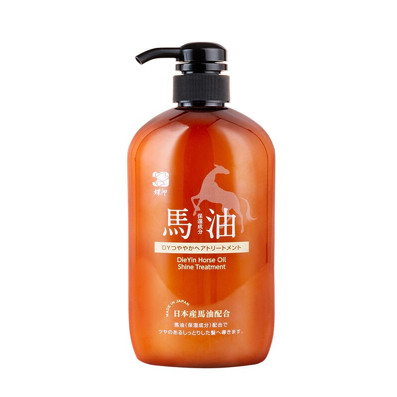 蝶印 北海道马油 滋养型护发素 600ml 改善干枯毛躁 日本原装进口