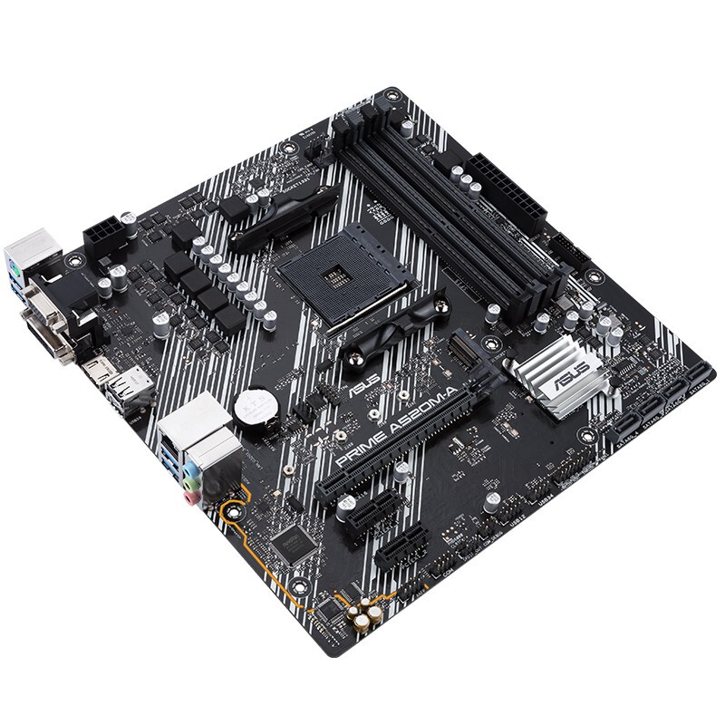 华硕(asus)prime a520m-a主板 支持 cpu 3500x/3100 (amd a520/socket