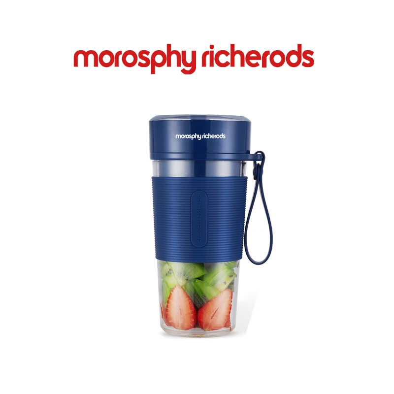 morosphy richerods 榨汁机果汁机气泡果汁杯榨汁杯家用便携式水果快速鲜榨礼品 MF-98011（粉色）