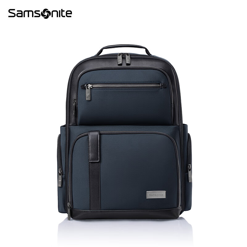 <span>白菜！</span>Samsonite 新秀丽 Avant-E系列 14英寸大容量电脑双肩包NR9 赠公文包