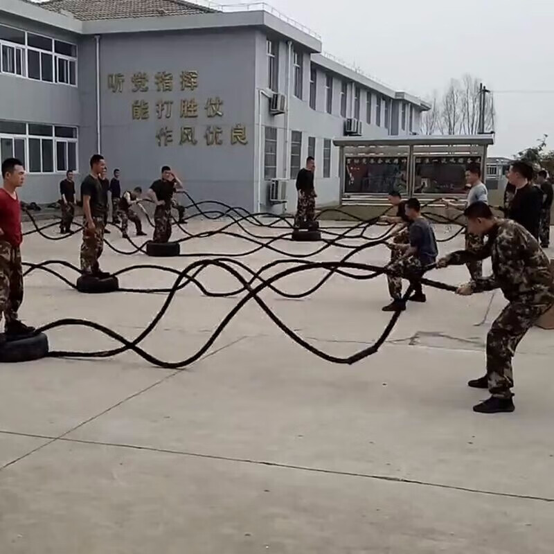 普洛战绳格斗绳锻炼专业体能MMA格斗训练绳健身甩绳9米长38mm直径