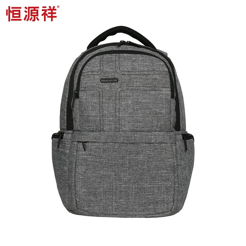 恒源祥（HYX）校园背包通勤双肩包旅行包电脑包 HYX0146黑色