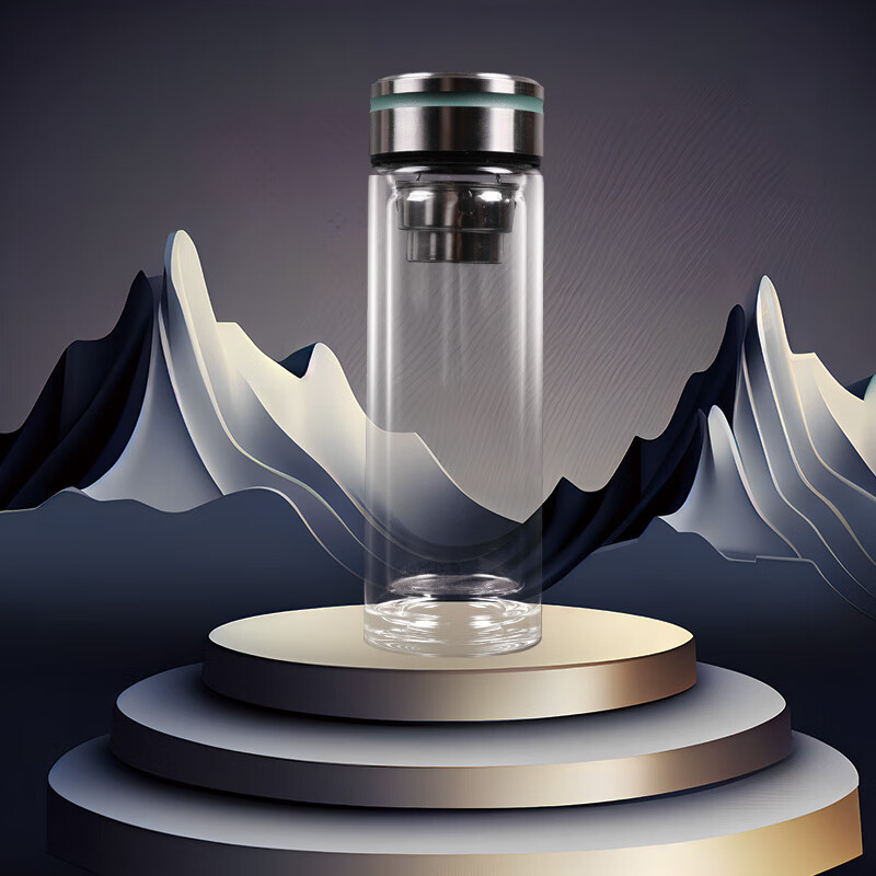 艾逸瑶选 臻尚双层玻璃杯300ML CJ-21117