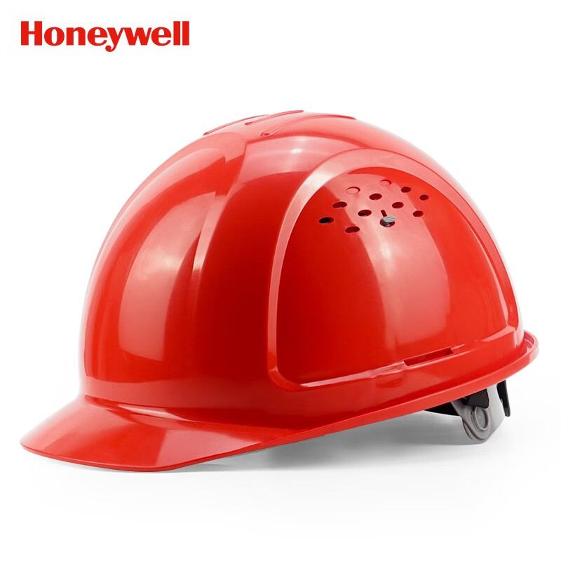 霍尼韦尔（Honeywell）安全帽新国标 L99S HDPE 工地建筑工程 电力施工业 防砸 抗冲击 电绝缘 1顶 红色