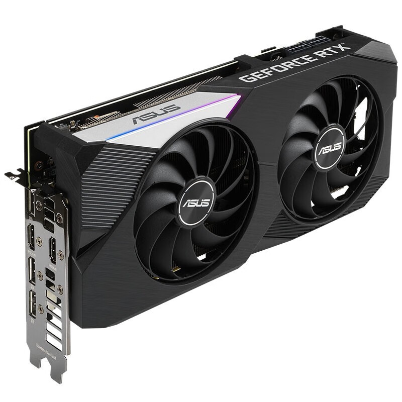 华硕(asus)rtx3070 台式主机电脑电竞游戏独立显卡 dual-rtx3070-o8g