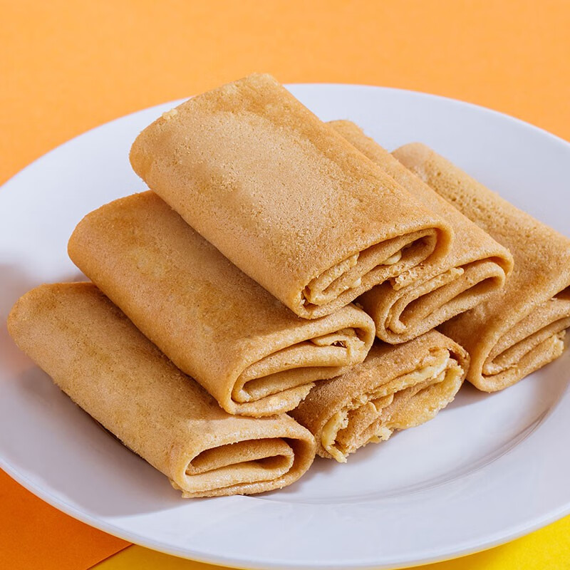 荣诚（Winsun）澳式金泊鸡蛋卷礼盒装凤凰卷饼干零食大礼包过年年货送礼 535g精装澳式金泊鸡蛋卷