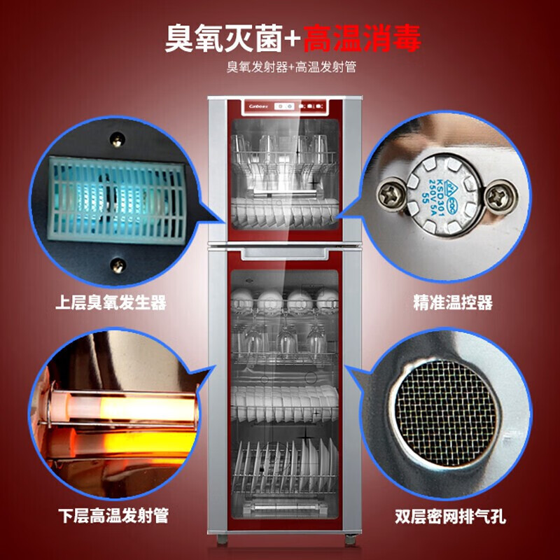 康宝（Canbo）商用消毒柜 立式大容量 消毒碗筷柜 厨房 餐厅酒店食堂消毒柜 二星级XDZ300-E6A一价无忧