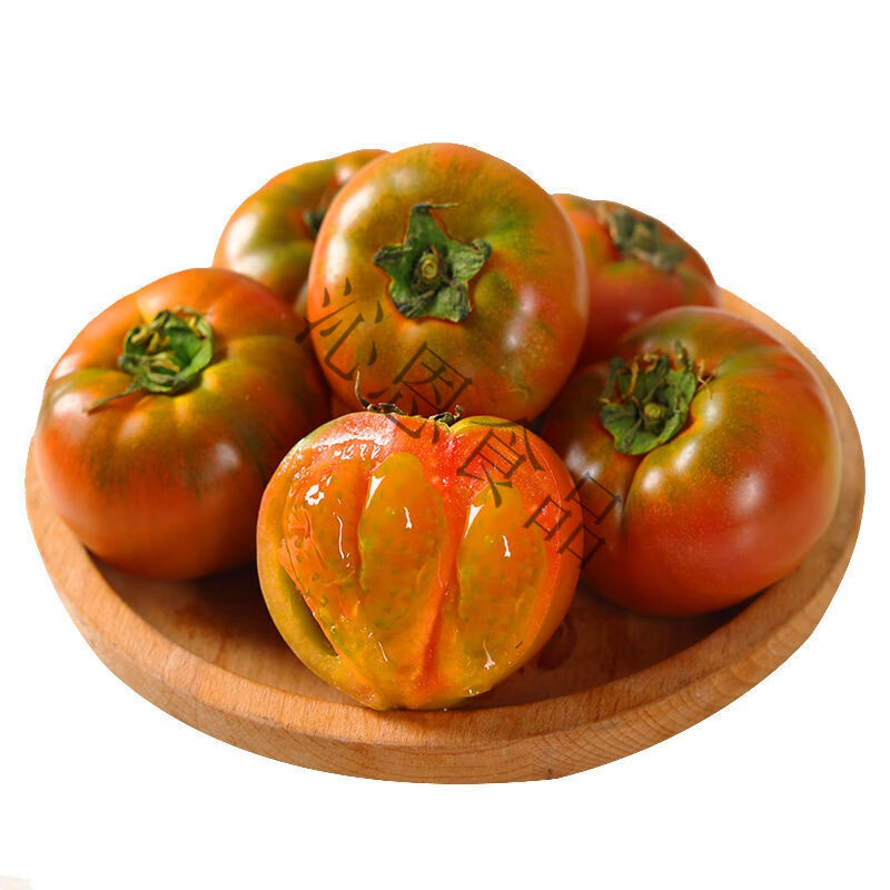 丹东莓柿子新鲜应季水果西红柿自然熟绿腚番茄
