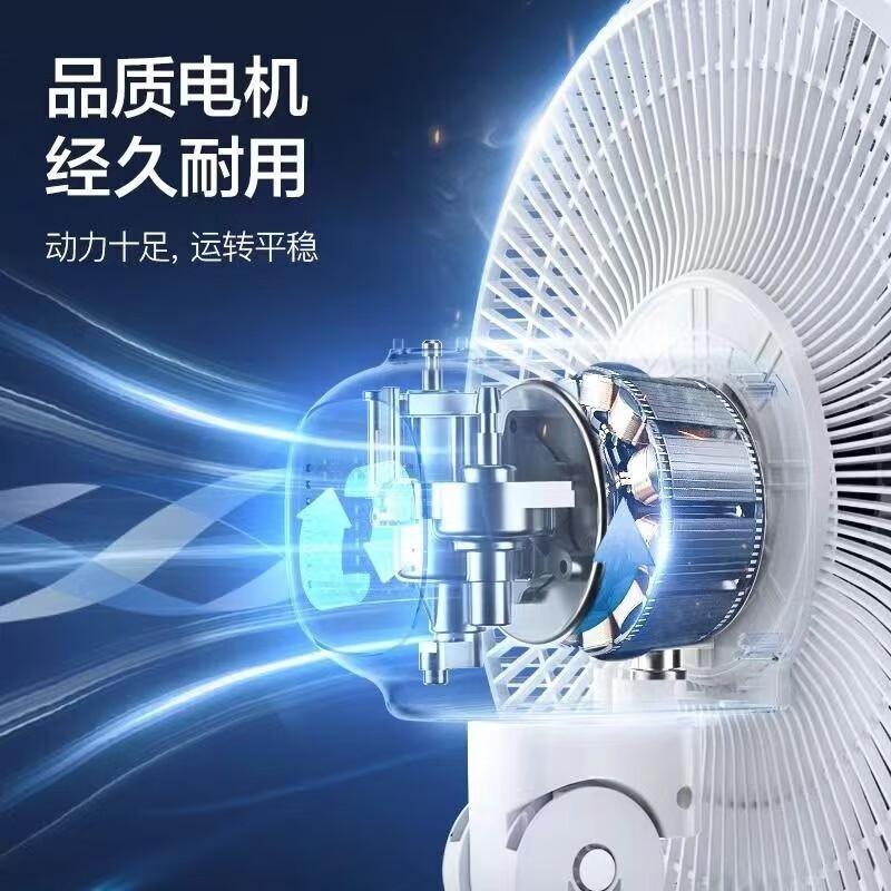 美的电风扇落地扇家用7叶大风 三档风速 台立两用可调节 摇头电扇静音 【台立两用七叶扇】FSA30YB