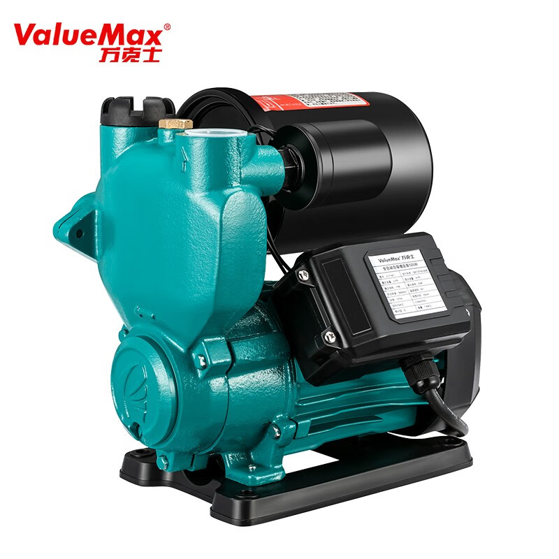 万克士（ValueMax）V171002 全自动自吸式家用增压泵自来水管太阳能热水器加压力全屋增压水泵 370W