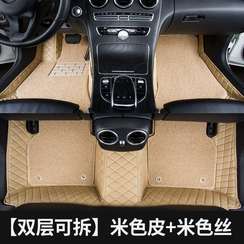 汽车脚垫专用2019年奔驰E级E180LE200LE260L定制丝圈踏板垫全包围专车定制全包围汽车专