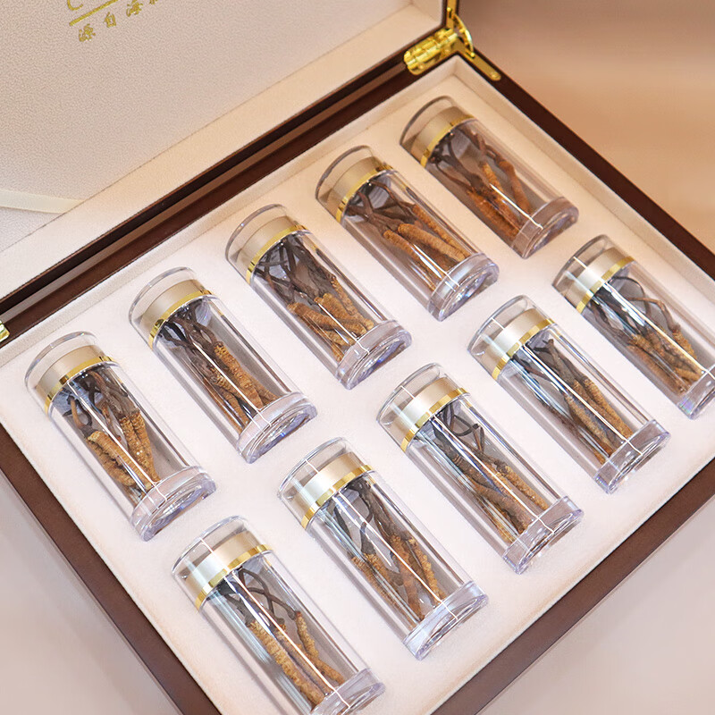 塞翁福 西藏冬虫夏草礼盒装 新干虫草精选礼盒装 虫体饱满 洁净度高 礼盒装20g