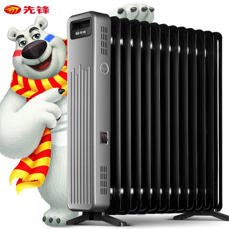先锋(Singfun)取暖器电暖器电暖气家用电热油汀节能省电13片全屋取暖加厚暖气片DYT-Z9