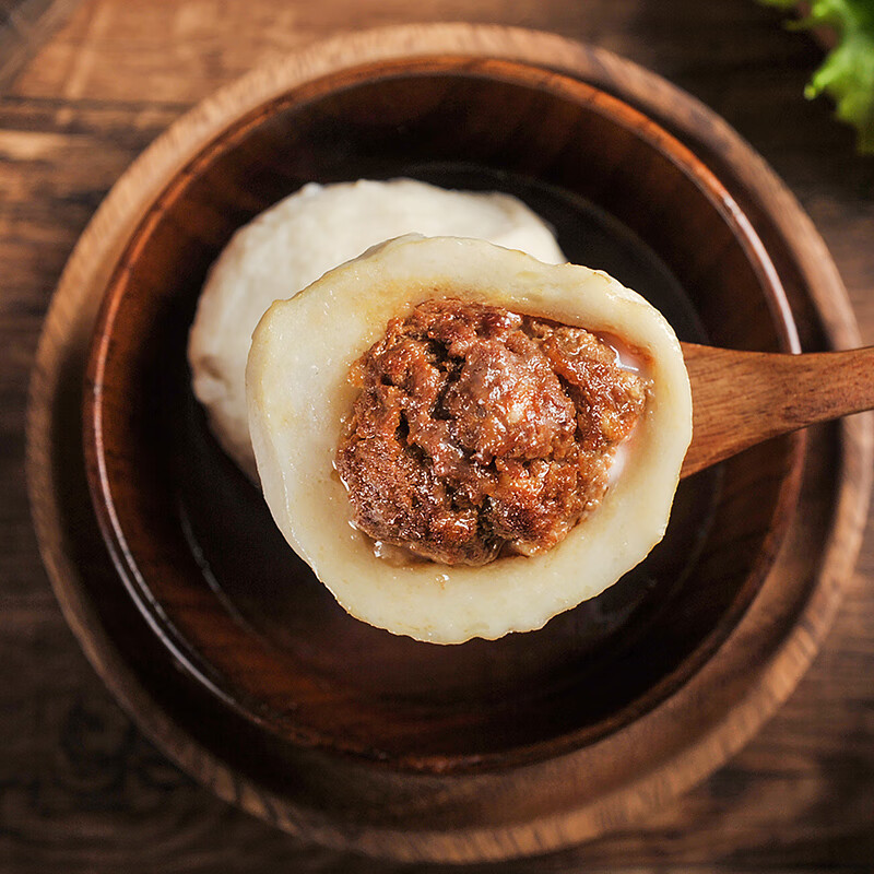 聚春园官方手工大鱼丸包心丸子福州特产中华老字号小吃火锅食材鱼圆丸子 手工大鱼丸300g*1