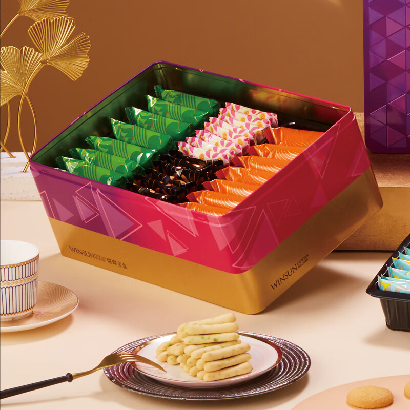 荣诚（Winsun） 荣诚璀璨宝盒23年年货礼盒过年小零食置办走亲戚春节大礼包