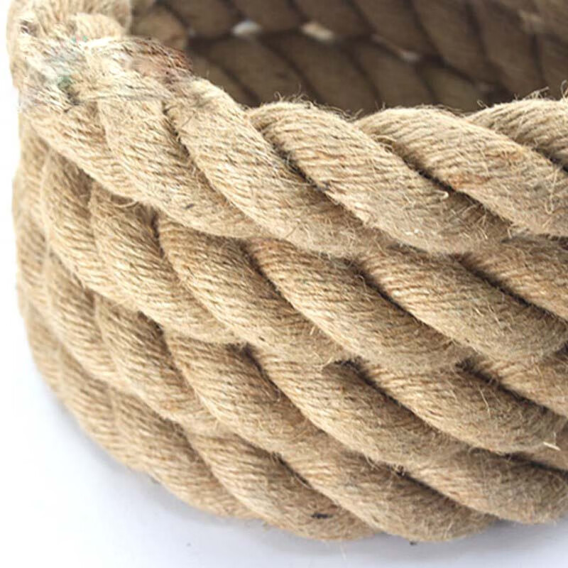 盛扬 攀爬绳臂力训练爬山攀登装备麻绳攀登大绳健身训练粗绳 40mm*9m