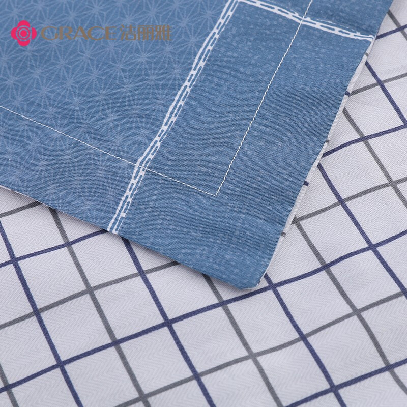 洁丽雅（Grace）枕套全棉一对装枕头套用枕芯套成人大号枕套家用一对装48*74cm