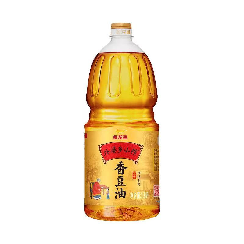 金龙鱼 外婆乡小榨香豆油1.8L（非转基因）