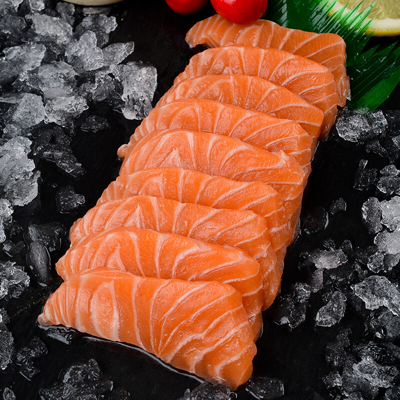 新鲜三文鱼整条鲜活包邮海鲜水产冰鲜进口挪威生鱼片刺身大西洋鲑 三文鱼 华胤生态