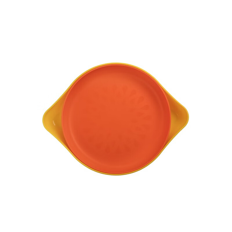 茶花果盘塑料双层糖果盒干果盒水果盘客厅茶几瓜子盘零食盘瓜子盒 【双层、大敞口随意放】蓝色