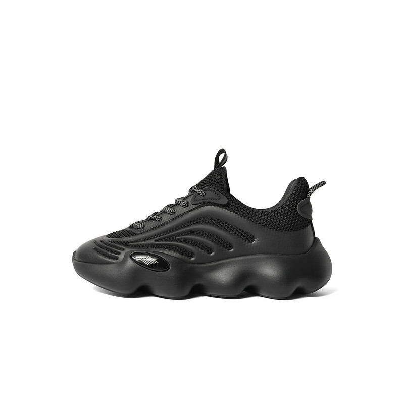 百丽动感线条老爹鞋男2023春季新款透气休闲潮酷运动鞋A1018AM3 黑色 41