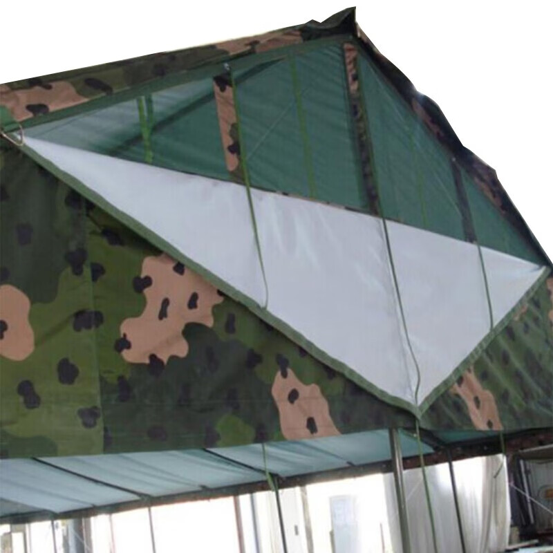 军凯鹏飞联保器材物资餐厅帐篷大型连排野营野战帐篷7.2m*10m