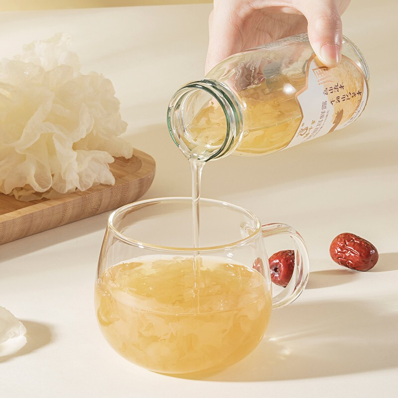 猫千岁 即食银耳羹礼盒装220ml*12瓶 鲜炖红枣枸杞汁早餐饮料饮品