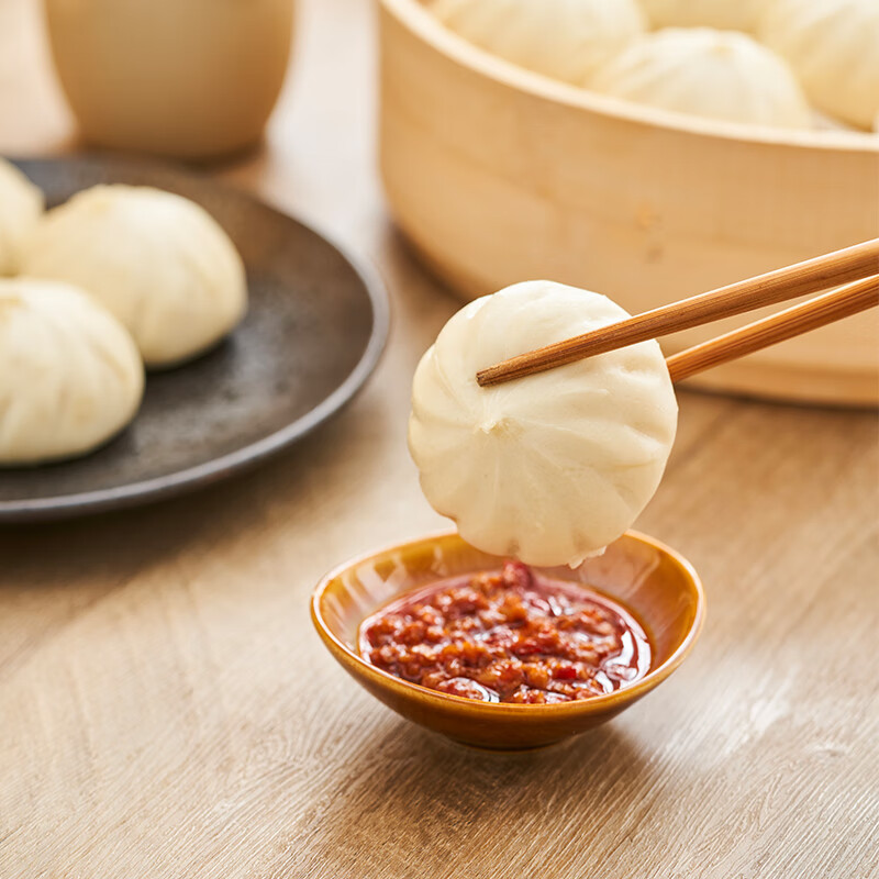 聚春园官方小笼包鲜肉包子酱肉早餐速冻包子半成品小笼包速冻面点包子 小笼包360g*5袋【共60只】