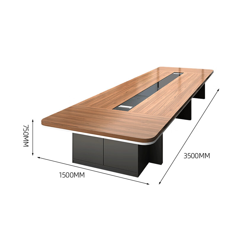 臻远ZY-HYZ-Z02现代简约会议桌板式桌3500*1500*750