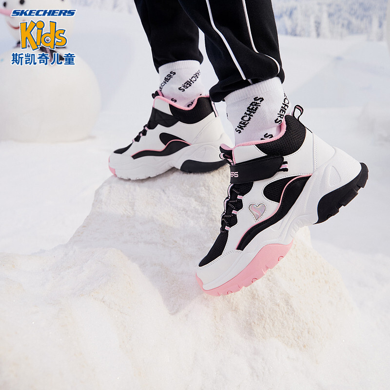 Skechers 斯凯奇 儿童中帮保暖雪地靴 302527L 双重优惠折后￥199 多色可选