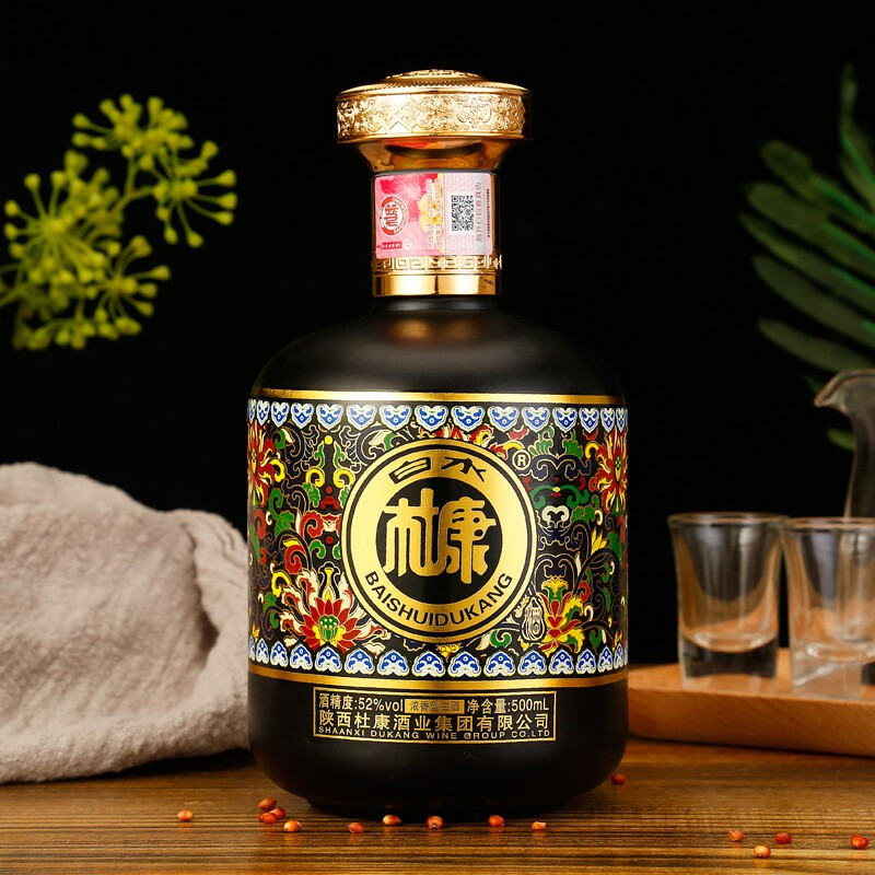 plus会员,中华老字号 白水杜康 匠心80 52度浓香型白酒500ml*6瓶 礼盒