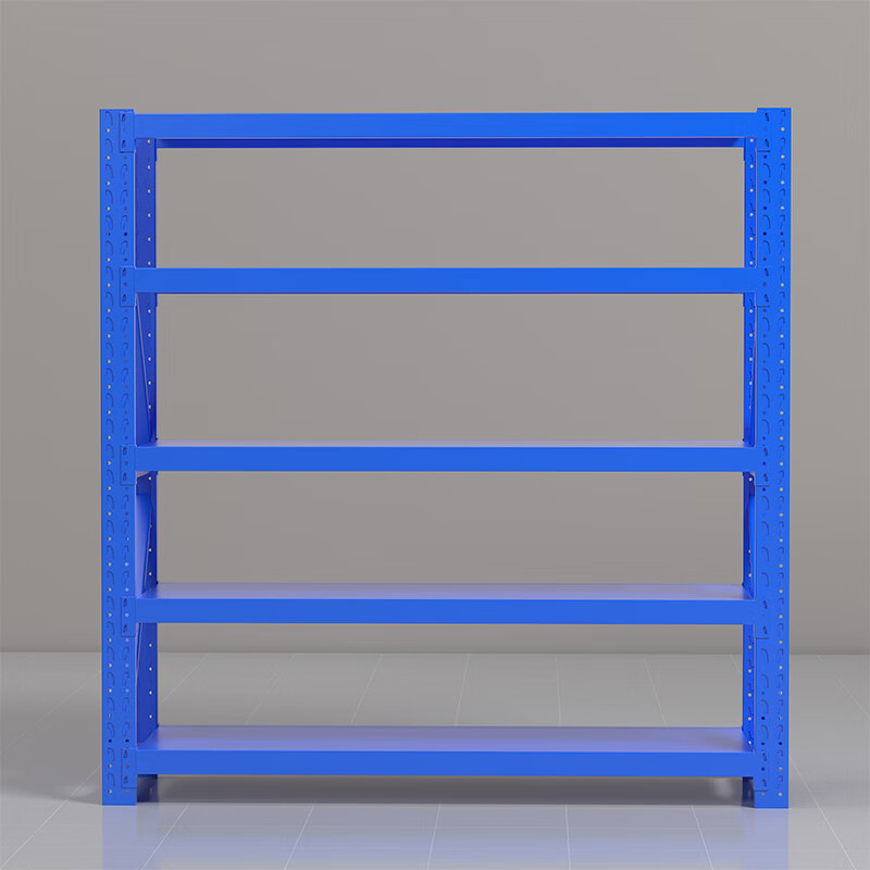 臻远ZYJJ-HJ-072仓储货架重型货架蓝色五层主架2000*600*2000mm/500kg