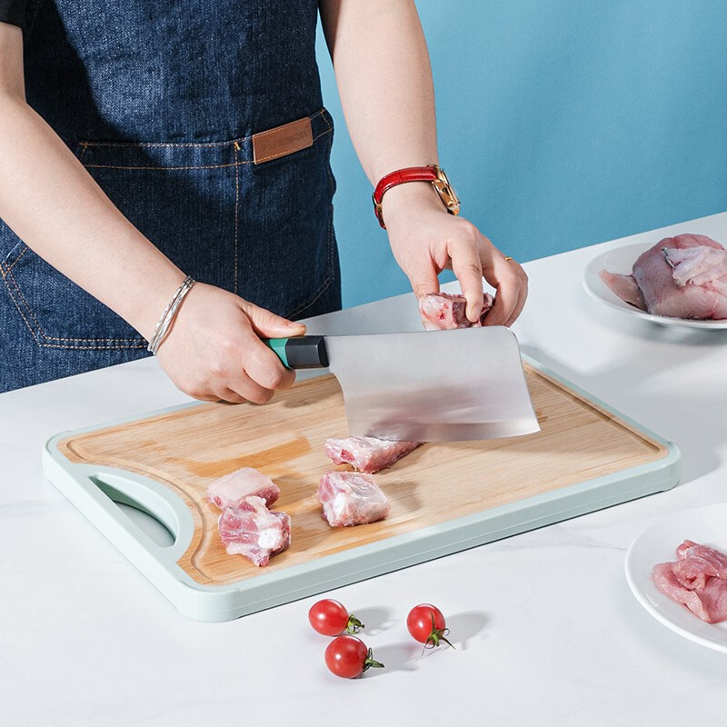 Debo徳铂科特妮316不锈钢竹木料菜板双面砧板切菜板案板面板DEP-801