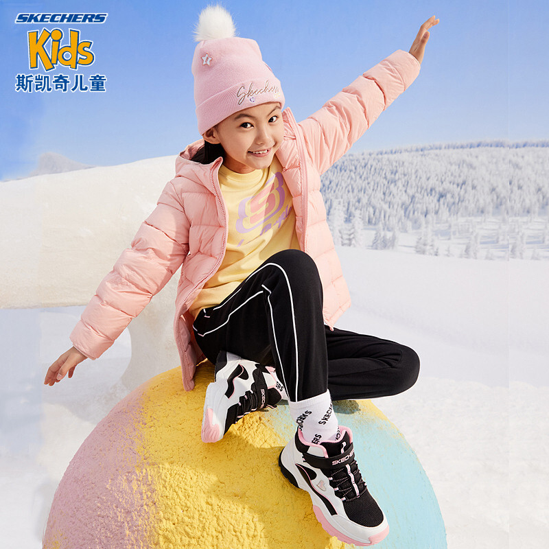 Skechers 斯凯奇 儿童中帮保暖雪地靴 302527L 双重优惠折后￥199 多色可选