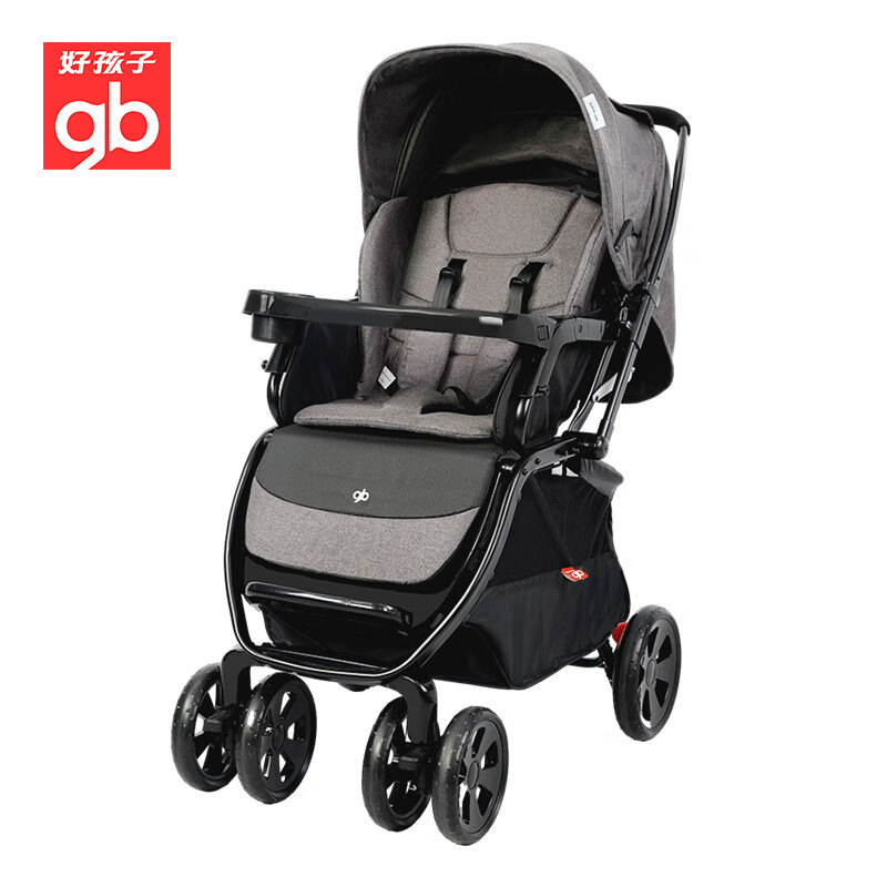 好孩子(gb)婴儿车可坐可躺双向遛娃高景观易折叠宝宝婴儿推车