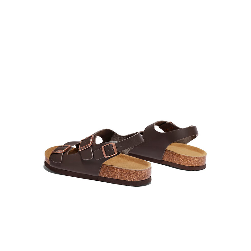 百丽双条带凉鞋男2023夏季新款休闲清爽透气凉鞋A1078BL3 棕色 40