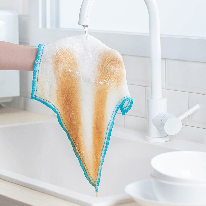 茶花欧铂兹吸擦拭布抹布巾家务清洁厨房毛巾家用抗菌 疏油抹布 【9片装】疏油抗菌抹布30*30cm