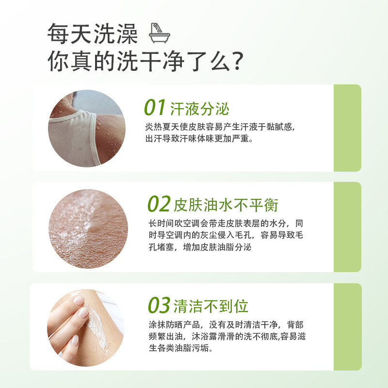 绿色溪谷沐浴露香味持久香水香氛淋浴液乳700g澳洲进口茶树薄荷温和清洁净